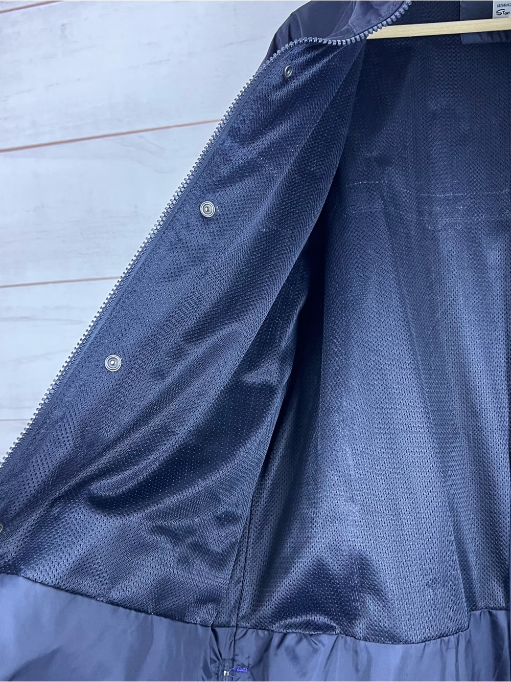 FedEx Stan Herman VF Imagewear Reflective Rain Coat Windbreaker Hooded Zip Sz L - Picture 5 of 11